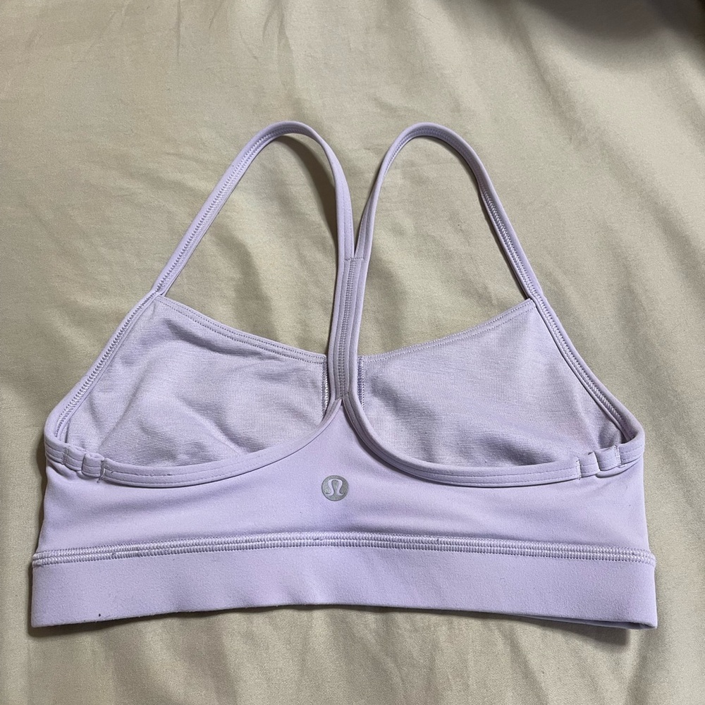 Lululemon Purple Sports Bra Size 4 - Picture 3 of 4
